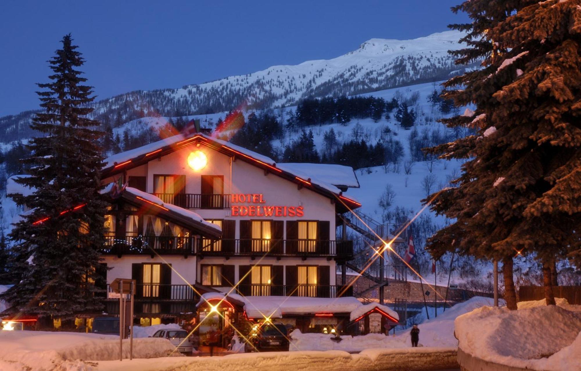 Hotel Edelweiss & Spa Cesana Torinese Eksteriør bilde